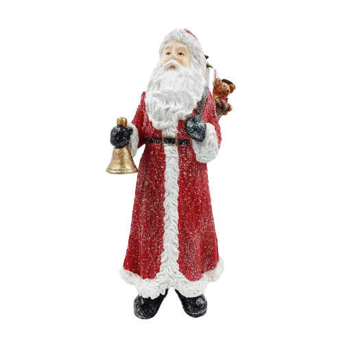 Standing Santa with Bell (38cm)