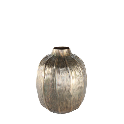 Antique Gold Eros Poppy Vase (H26 x Dia20cm) Antique Gold Eros Poppy Vase (H26 x Dia20cm)