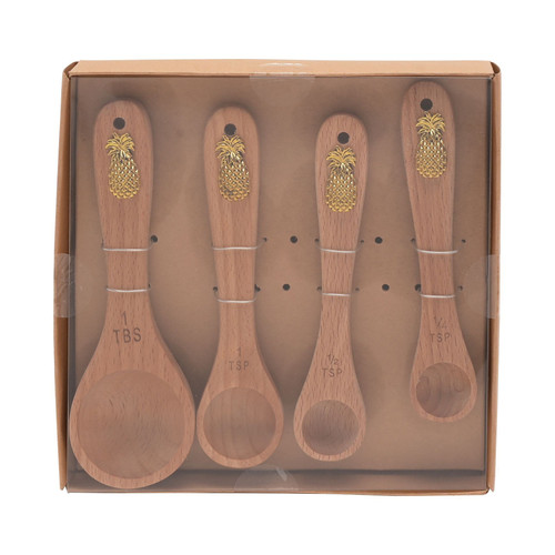 Hestia Set of 4 Measuring Spoons (Pineapple)