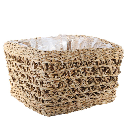 Square Seagrass Basket (20cm x 30cm x 30cm)