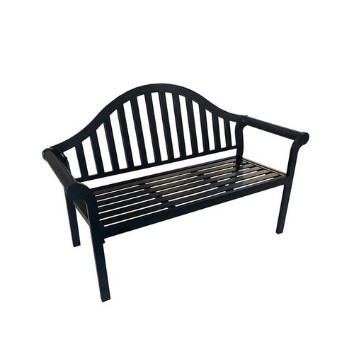 3 Seater Aluminium Bench with Curved Back