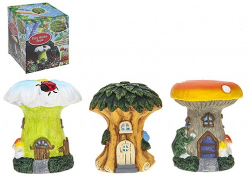Secret Fairy Garden Tree and Mushroom Houses (Assorted)
