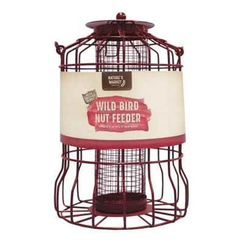 Nut Feeder With Squirrel Guard