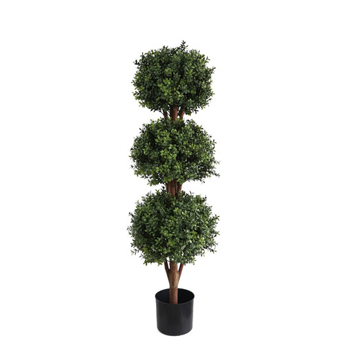 Artificial Boxwood Triple Ball Topiary (145cm) Artificial Boxwood Triple Ball Topiary (145cm)