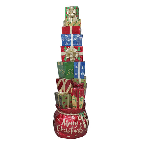 Stacked Gifts with LED Light (165cm) Stacked Gifts with LED Light (165cm)