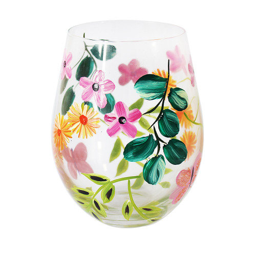 Butterfly Garden Stemless Glass Butterfly Garden Stemless Glass