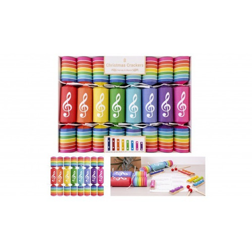 Pack of 8 Xylophone Crackers (12 Inch)  Pack of 8 Xylophone Crackers (12 Inch)