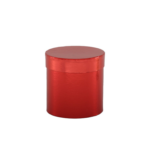 Metallic Red Hat Box (14 x 13 cm) Metallic Red Hat Box (14 x 13 cm)