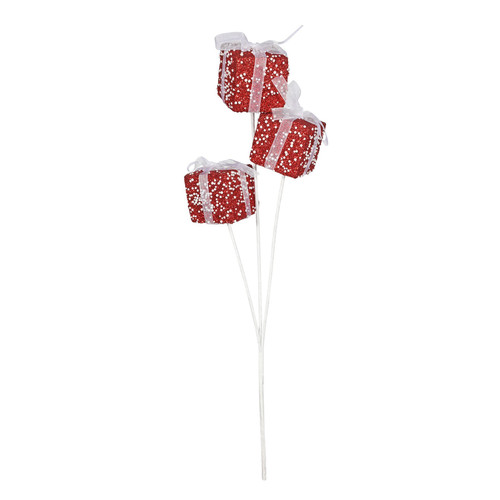 Red Gift Box Spray (45cm)