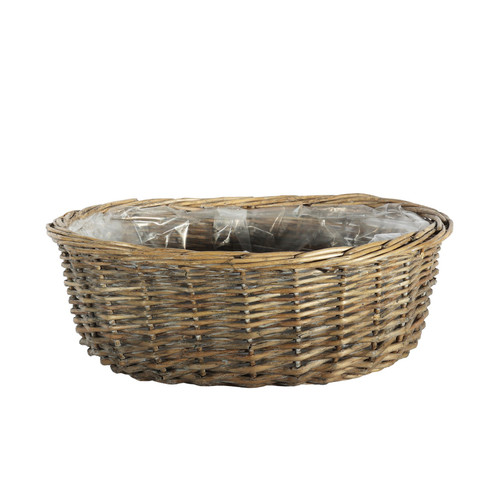 Natural Oval Split Willow Basket (14cm H) Natural Oval Split Willow Basket (14cm H)
