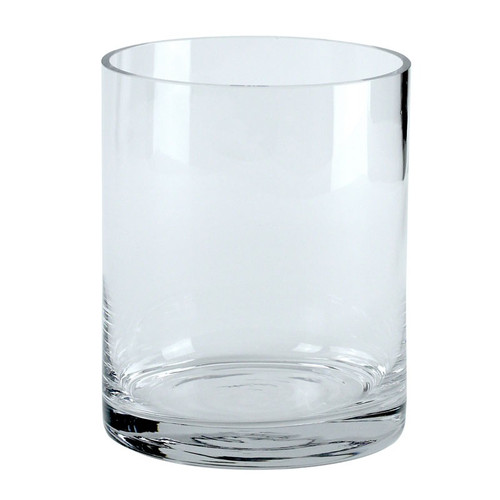 Glass Cylinder Vase (16cm x 13cm)  Glass Cylinder Vase (16cm x 13cm)