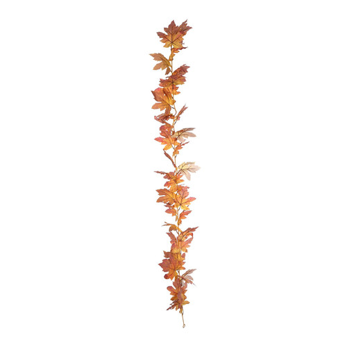 Essential Autumn Large Leaf Maple Garland - Brown (170cm)