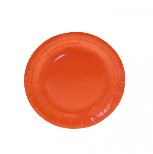 7 Inch Orange Paper Plates (8pk)