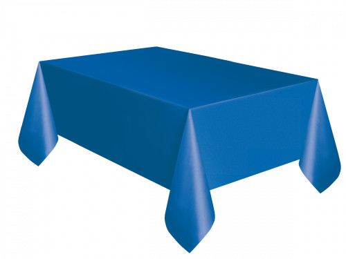 Royal Blue Plastic Table Cover (54 x 108 Inch) Royal Blue Plastic Table Cover (54 x 108 Inch)