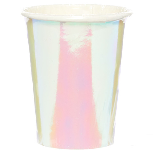 Iridescent Paper Cups (250ml) Iridescent Paper Cups (250ml)