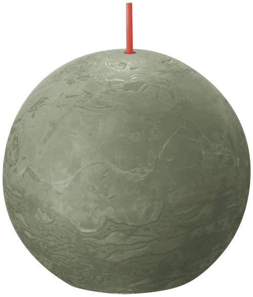 Fresh Olive Bolsius Rustic Ball Candle (76mm) Fresh Olive Bolsius Rustic Ball Candle (76mm)