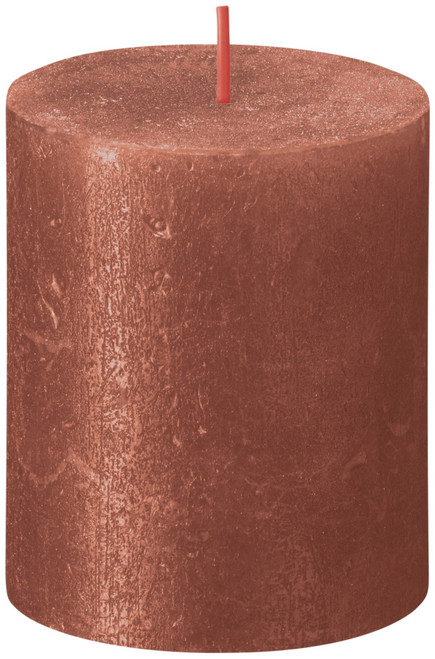 Amber Bolsius Rustic Shimmer Metallic Candle (80 x 68mm) Amber Bolsius Rustic Shimmer Metallic Candle (80 x 68mm)