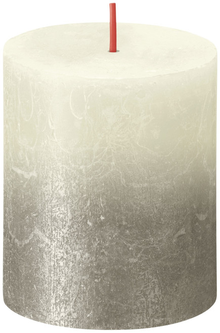 Faded Soft Pearl Bolsius Rustic Metallic Candle (80 x 68mm) Faded Soft Pearl Bolsius Rustic Metallic Candle (80 x 68mm)