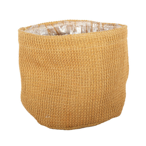 Jute Nursery Basket with Liner (18 x 18cm)
