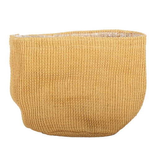 Jute Nursery Basket with Liner (20 x 20cm)