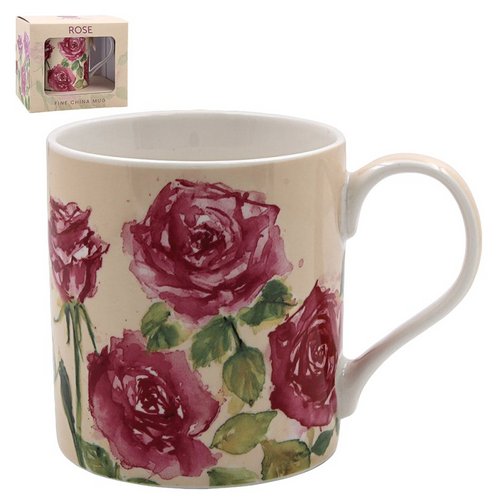 Red Rose Mug