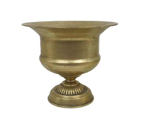 Antique Gold Creation Metal Bowl Planter (24cm)