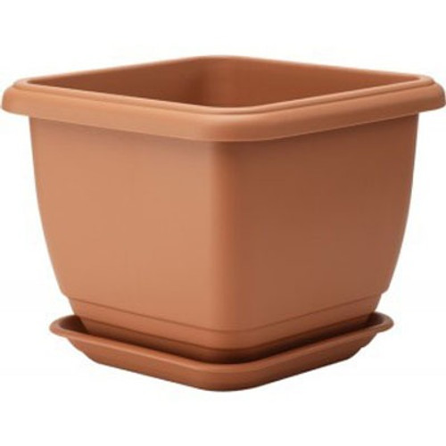 Stewart 40cm Balconniere Square Planter - Terracotta