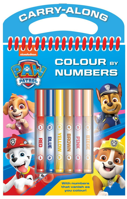 Paw Patrol Colour By Numbers Paw Patrol Colour By Numbers