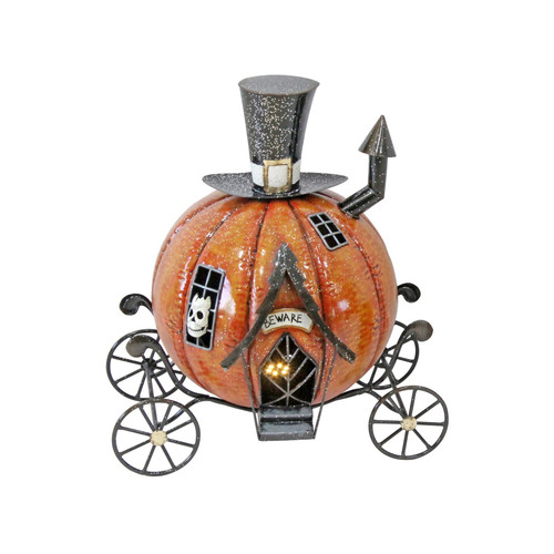 Metal Pumpkin Carriage (43cm)