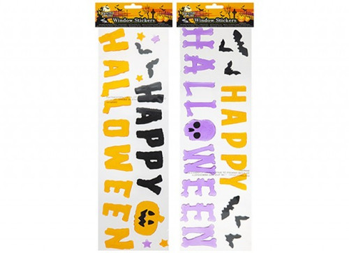 Assorted Halloween Gel Window Stickers Assorted Halloween Gel Window Stickers