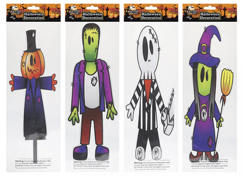 Halloween Gel Character Window Stickers (Assorted) Halloween Gel Character Window Stickers (Assorted)
