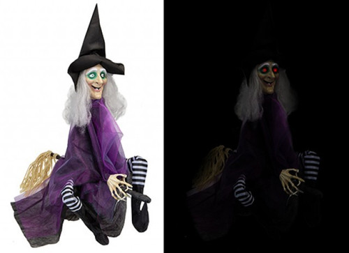 Hanging Witch with Kicking Legs (36 Inch)