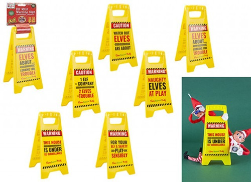 Elf Slogan Warning Sign (Assorted Designs)