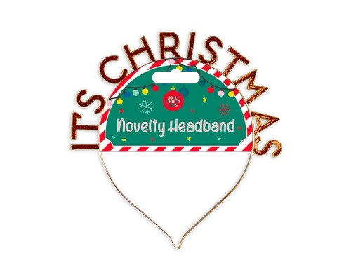 Its Christmas Metal Headband