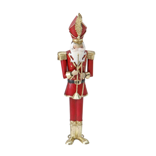 Christmas Metal Soldier with Trumpet (38cm)