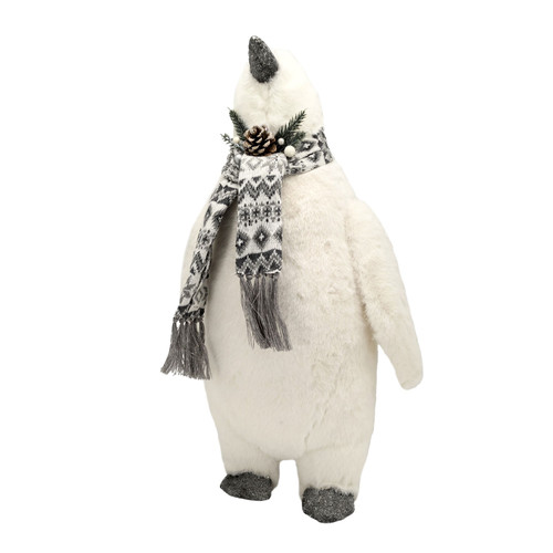 White Penguin with Scarf (56cm)
