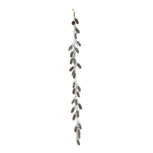 Frosted Pine Cone Garland (152cm)