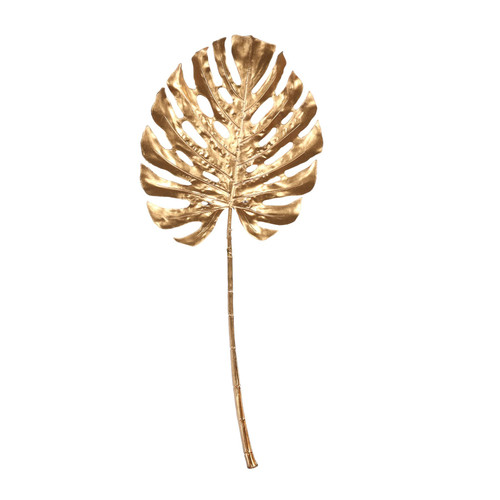 Gold Monstera Leaf (XL)