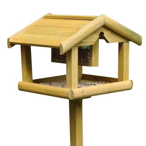 Nature\'s Market Premium Bird Table with Integral Nut Feeder