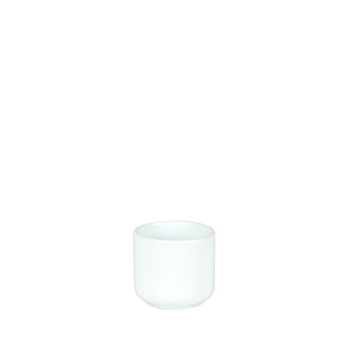 Hortus Havana Glossy White Havana Ceramic Pot (7cm)