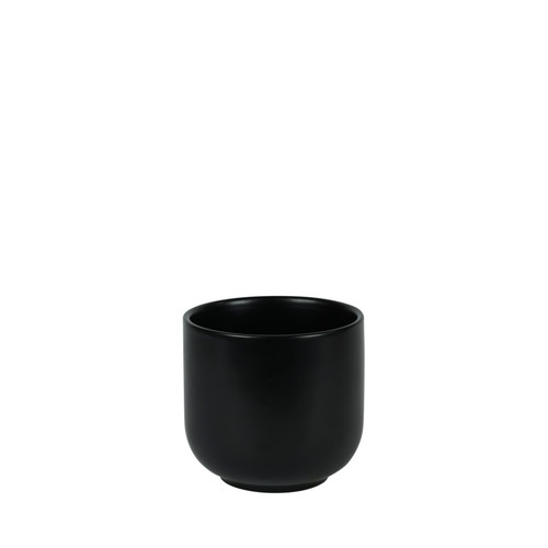 Hortus Havana Matt Black Ceramic Pot (11cm)