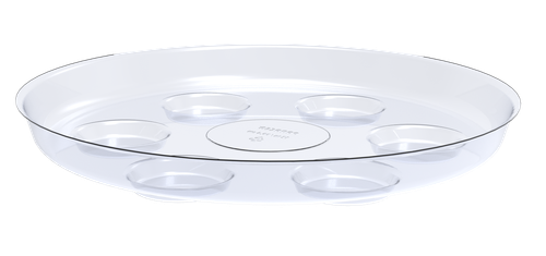 Clear Heavy Duty Plastic Plant Saucer (12 Inch)