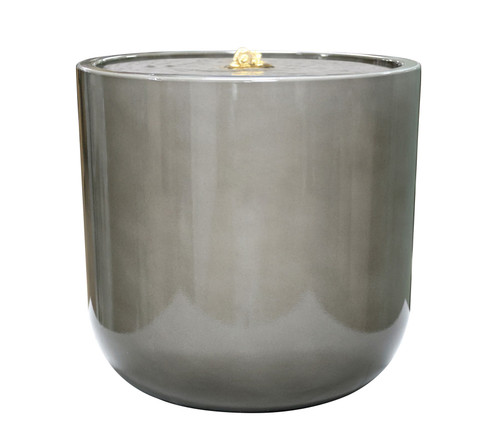 Fossil Grey Glaze Water Fountain (35cm)