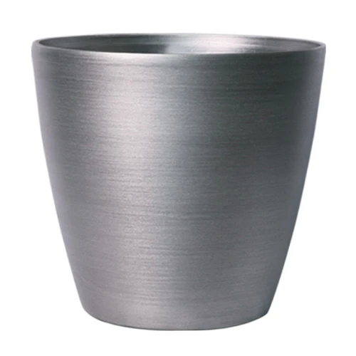 Steel Metallic Look Planter (25cm)