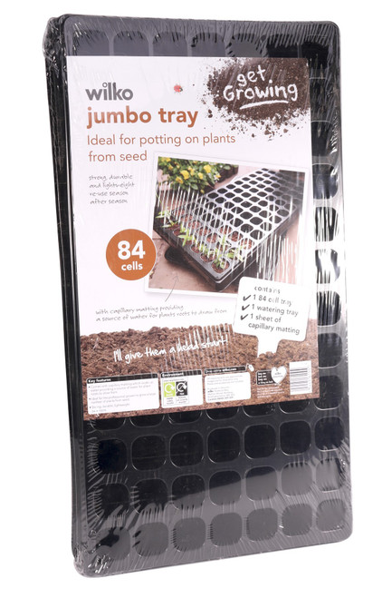 84 Cell Black Jumbo Grow Tray (84 Cell)