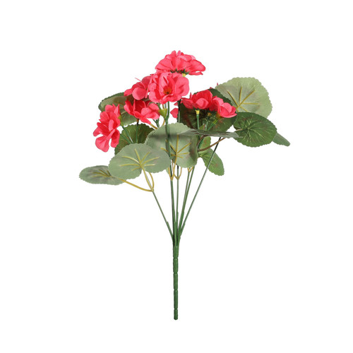 Essentials Dark Pink Geranium Bush - 7 Stems (30cm)