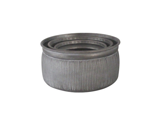 Creation Legacy Lipped Bowl Planter Set x3