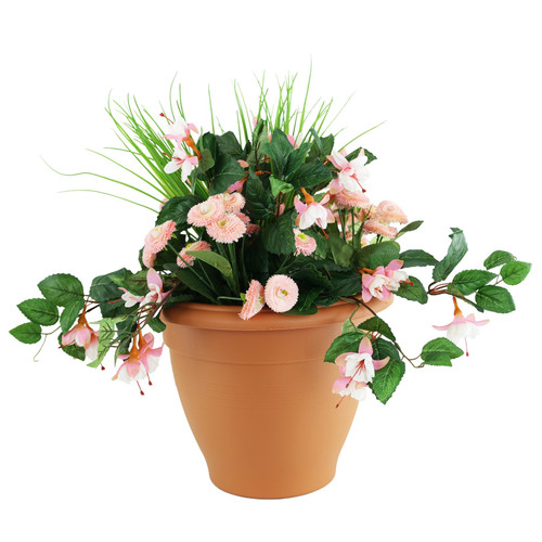 Pink Fuschsia Patio Planter 