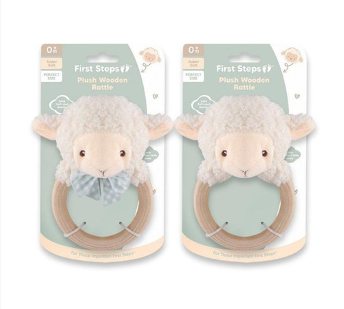 Farm Friends Plush Rattle
