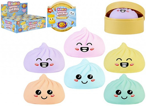 Pastel Bao Dumpling in Basket (5.5cm) (Assorted Designs)